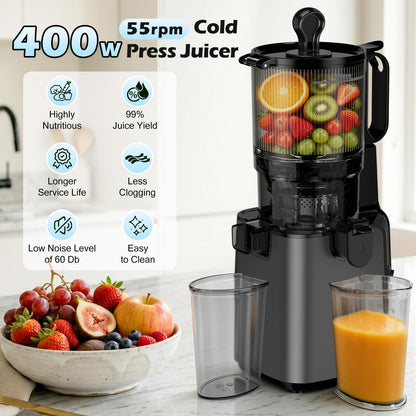 YPONE Slow Juicer for Fresh Juice & Nut Milk